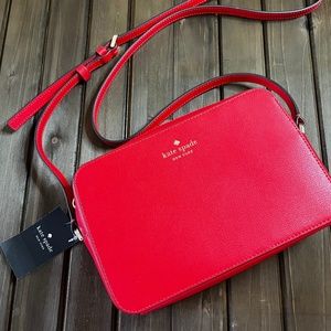 Kate Spade 'Harper' Crossbody - Heirloom Color (Red) - NWT
